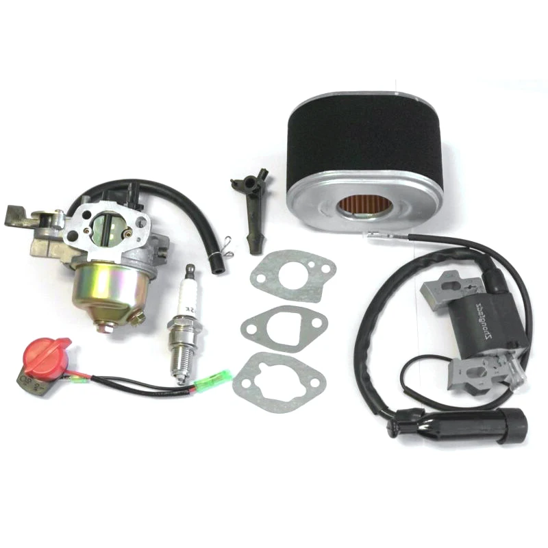1X Carburetor+1X Air Filter+3X Spacers+1X Handle+1X Spark Plug For Honda GX140 GX160 GX200 Series | Инструменты