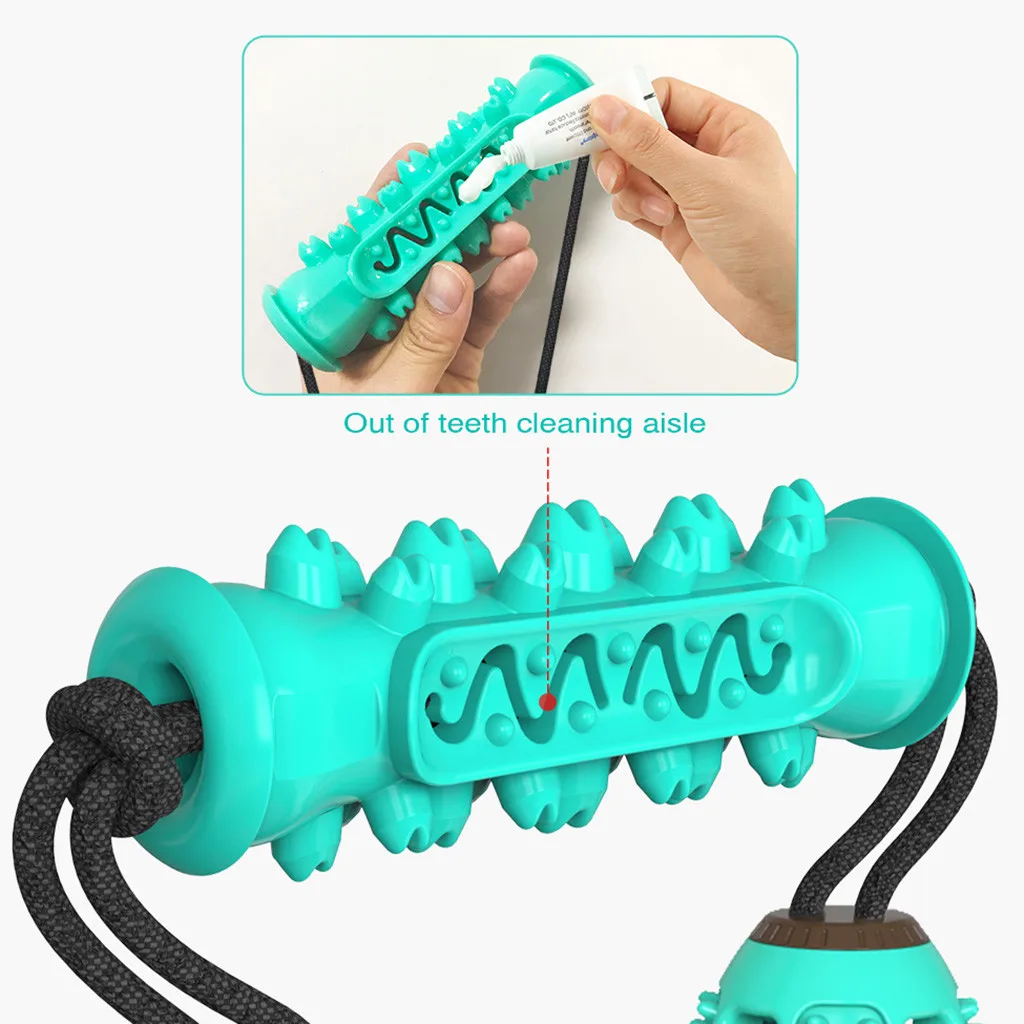 

Pet Dog Toys Toothbrush Chew Toy Cleaning Teeth Safe Elasticity Dog Soft Molar Toy Dog Accessories Pets Product Zabawki Dla Psa