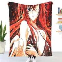 high school dxd rias gremory throw blanket 3d printed sofa bedroom decorative blanket children adult christmas gift