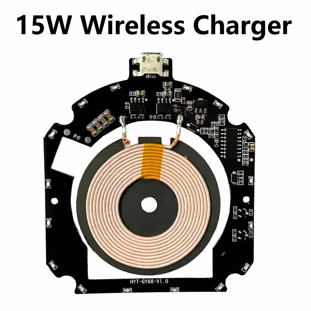20w qi wireless charger pcba for iphone 12 pro circuit board diy for iphone wireless charging for huawei p30 pro free global shipping