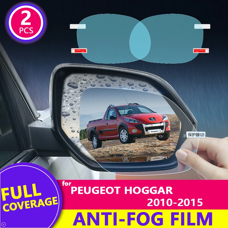

Плёнка от дождя с полным покрытием для зеркала заднего вида прозрачная противотуманная непромокаемая для Peugeot Hoggar 2010 ~ 2015 2011 наклейки автомо...