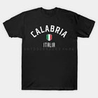 Футболка Calabria Italia, футболка, сувенир гордости отпуска, Италия, Итальянская Италия, состаренный флаг места назначения, гранж