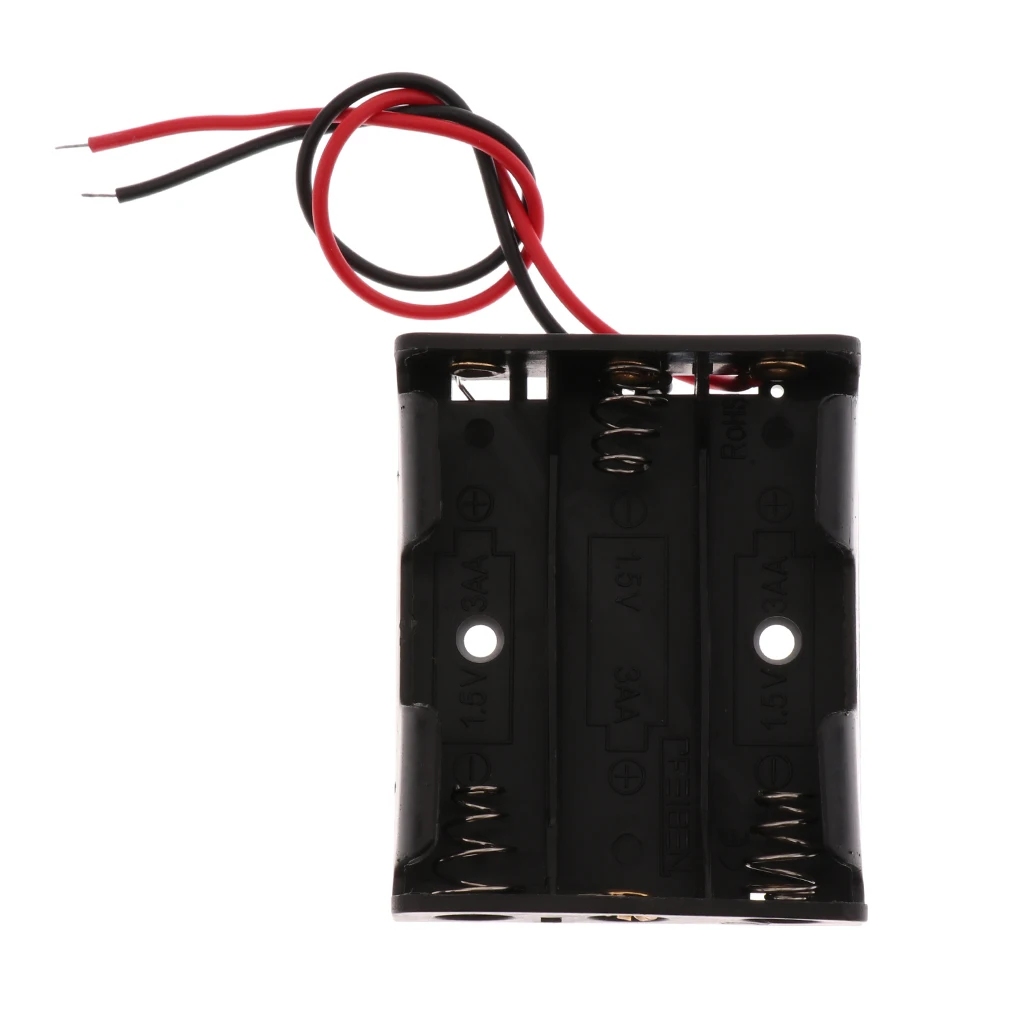 Цельнокроеное платье из Аккумуляторный блок питания Питание 3 AA открытая клетка