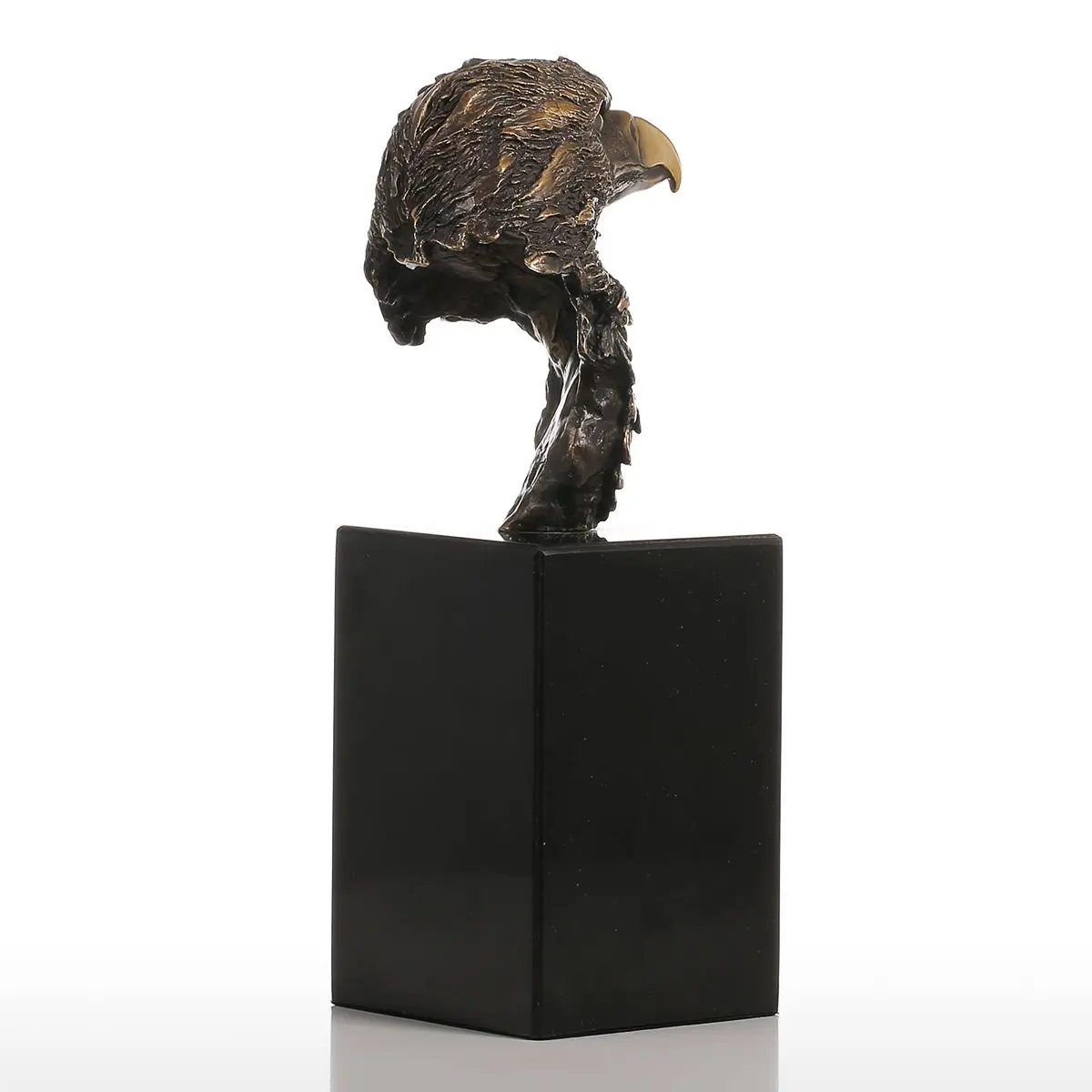 Sculpture Marble Base Eagle Hawk Handmade Bronze Modern Art Home Decor Statue Figurine Gift Artwork | Дом и сад