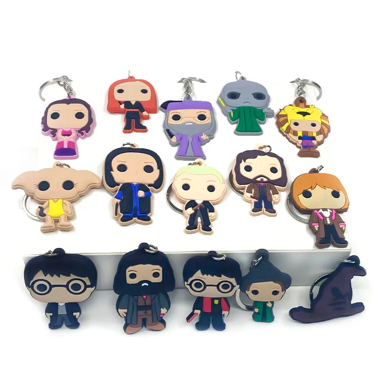 1 шт. брелок из ПВХ аниме для ключей модные брелки детей ювелирный от автомобиля