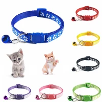 meow%ef%bd%9ecat collar double layer patch bell collar adjustable nylon material suitable for small and medium pets
