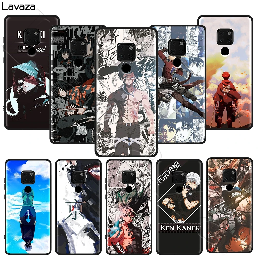 Lavaza Japanese anime Tokyo Ghoul soft Case for Honor Mate 30 Nova 4E 5T V20 9X P20 Y9 5i P Smart Z Prime Plus Lite Pro | Мобильные