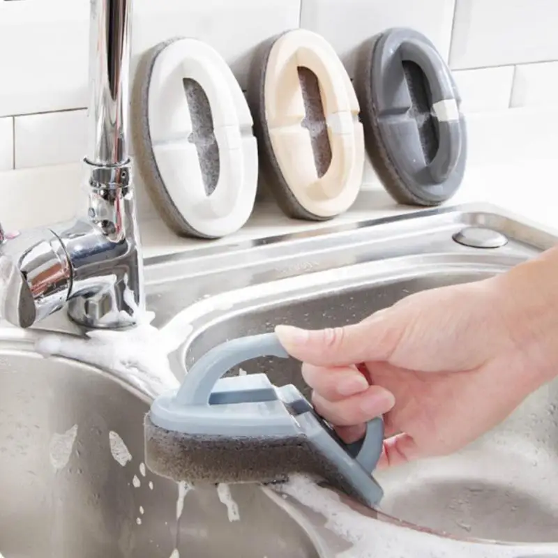 Складная Многофункциональная щетка для чистки с ручкой кухонная губка легкой