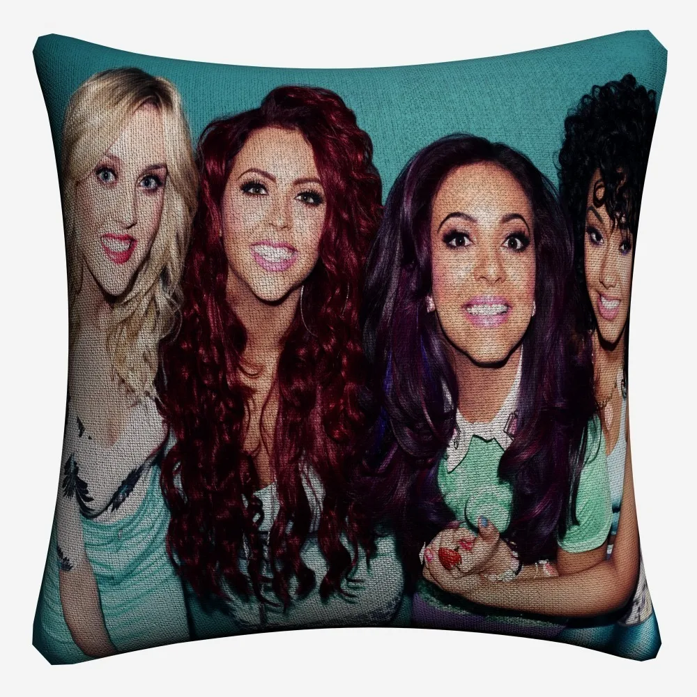 Little Mix Wings Music Girls Decorative Cotton Linen Cushion Cover 45x45cm Pillow Case For Sofa Chair Home Decor Almofada | Дом и сад