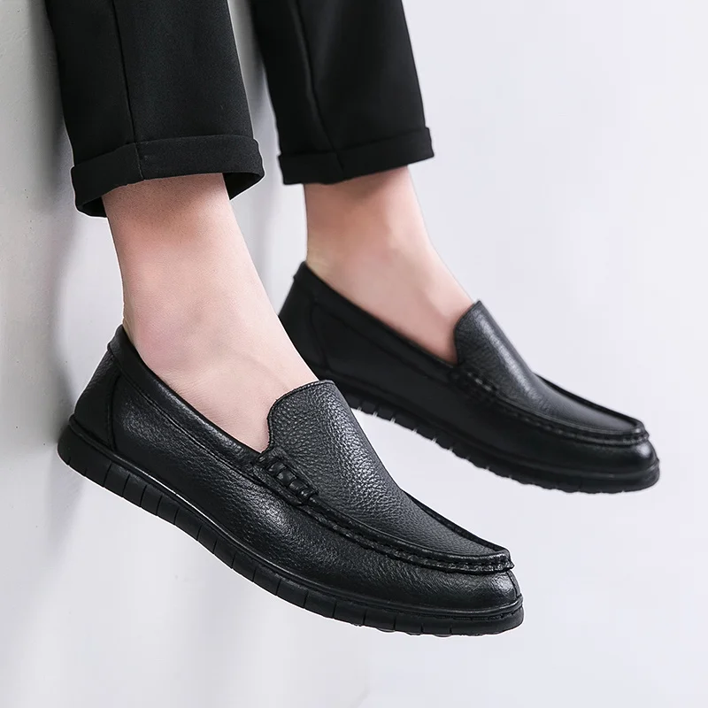 

Casual Flat Hombre Casuales Shoe Fashion Sapato Mens Leather Sale for Masculino Sapatos 2020 Hot Sports New Leisure Men on Mens