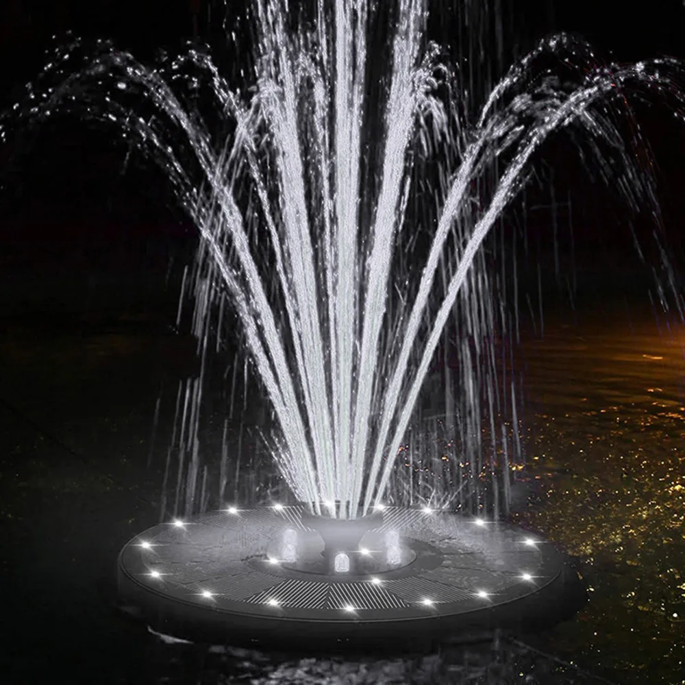 

Solar Fountain Pool Pond Decoration Bird's Desire Light Diameter 16CM Outdoor Water Pump Birdbath
