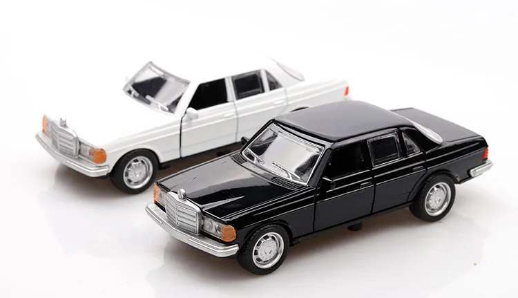 1/36 классическая модель автомобиля E-class W123 в стиле ретро с 2 дверями детские