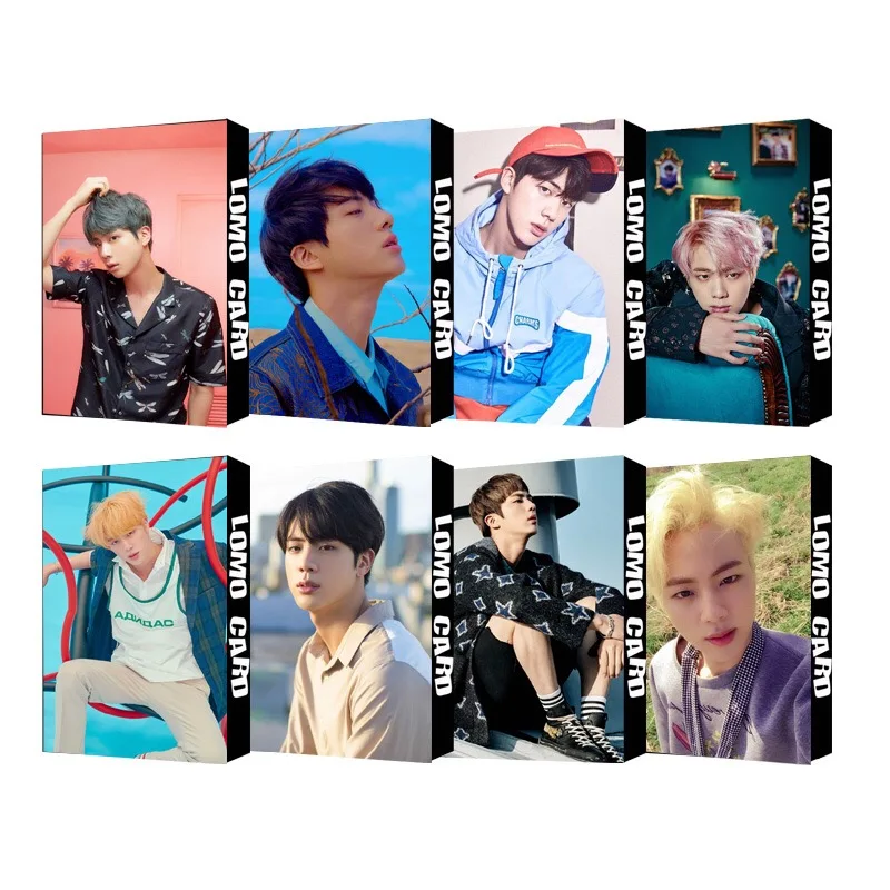 Kpop Bangtan Boys JIN альбом Soul Persona, изготовленный из бумажных карт, плакат, Фотокарта Lomo Cards/30 шт./компл