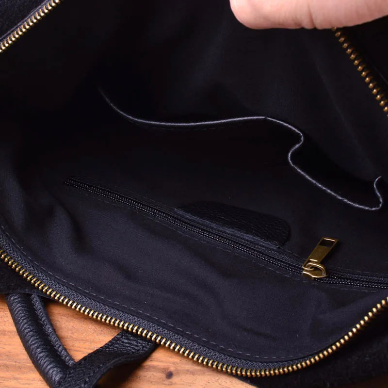 AETOO бренд коровья кожа дизайнерский сумка-мешок из воловьей кожи женские сумки на