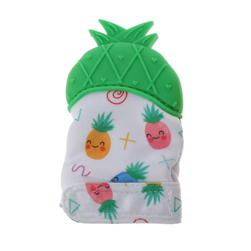 1 шт. ананас Форма при прорезывании зубов Pacifier перчатка жевательный