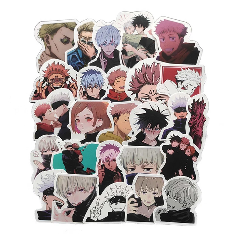 

100PCS Anime Jujutsu Kaisen Graffiti Stickers for Laptop Skateboard Luggage Motorcycle Waterproof Decal Sticker Toy