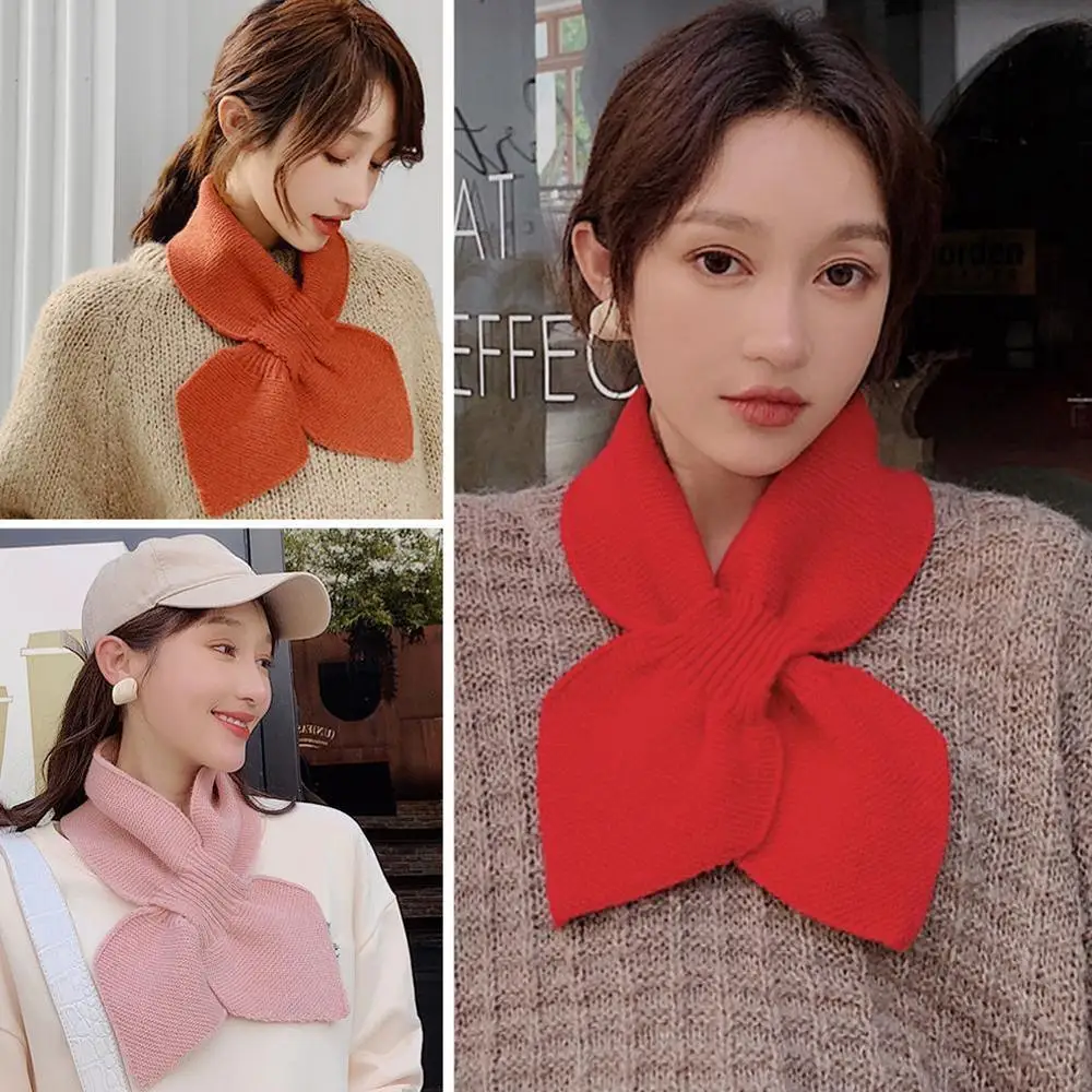 Женская Повседневная однотонная шаль с крестиком сохраняющая тепло на лямках