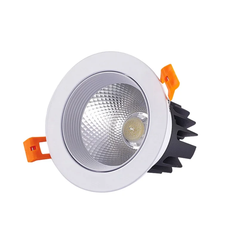 Встраиваемые круглые антибликосветодиодный COB светодиодные светильники с