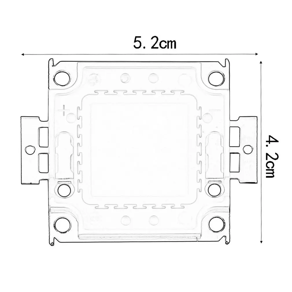 

High Power White/Warm White 3000mA 32-35V RGB SMD Led Chip Flood Light Spotlight Lamp Integrated Bead 100W 10000LM