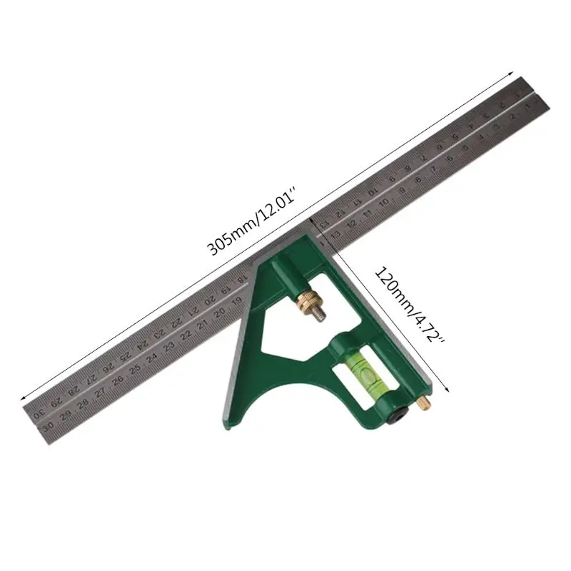 

2020 Hot SaleMultifunction Combination 300mm Square Ruler Center Positioning Precise Measure