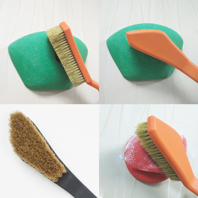 Щетка для боулдеринга с эргономичной ручкой и щетиной кабана товары дома щетки