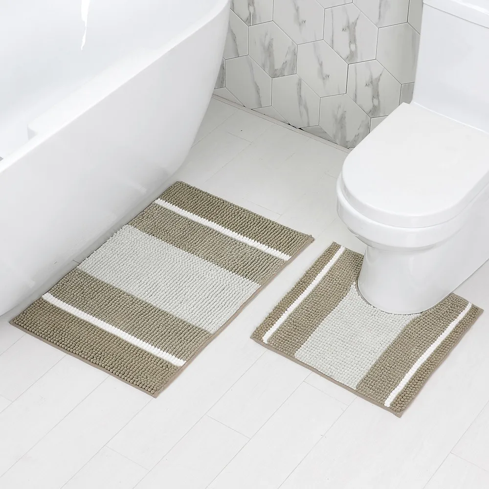 Прямая поставка мягкий коврик для ванной 2 шт./компл. туалетный домашний ног