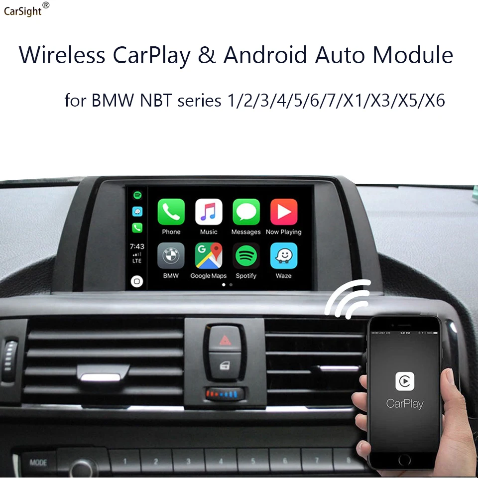 Автомобильный аксессуар Bluetooth Беспроводные приложения для CarPlay телефонное