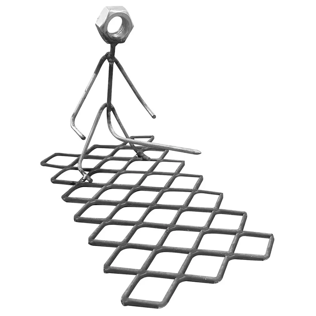 

Barbecue Hot Dog Rack Metal Grill Holder Funny Humanoid Barbecue Skewer Home Roasting Tools For Campfire Grill Skewer Roaster