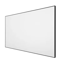 mivision 169 fixed frame screen 4k 8k ultra hd ready hdtv projector screen white material