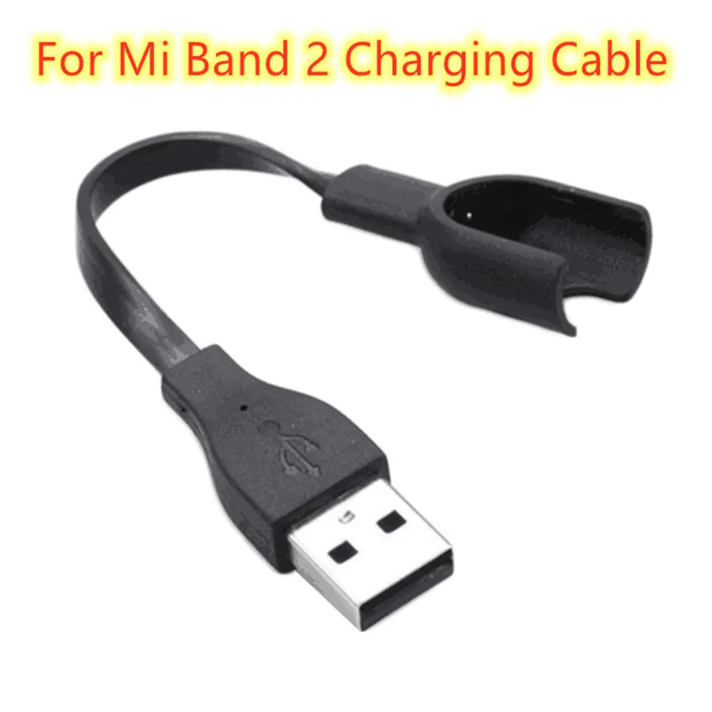 

USB Charging Cable Charger Charging Line For Mi Band 2 Charging Cable Smart Bracelet Accessories Black USB Adapter Dropshipping