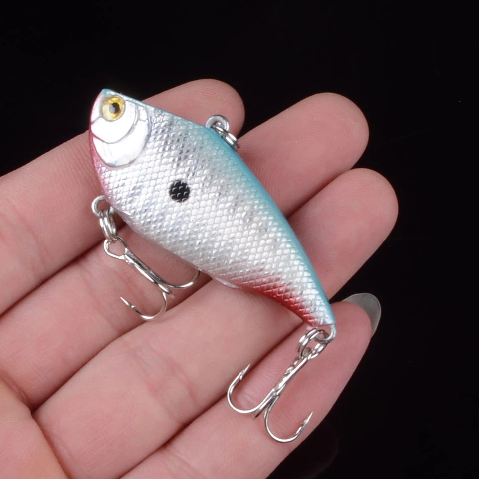 Искусственная приманка для рыбной ловли 1 шт. 5 см 7 2 г ВИБ 3D глаза свинцовый внутри