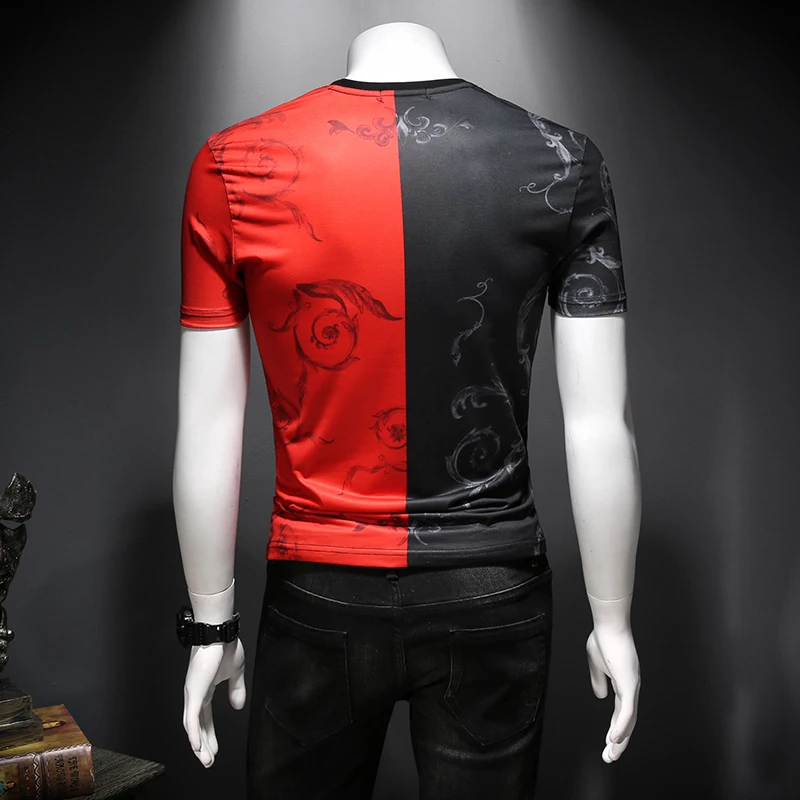 

Crown Print Luxury T Shirt Men Casual Streetwear Tshirt Male Short Sleeve O-neck Fashion Brand Tshirt Summer Tops & Tees M-5XL