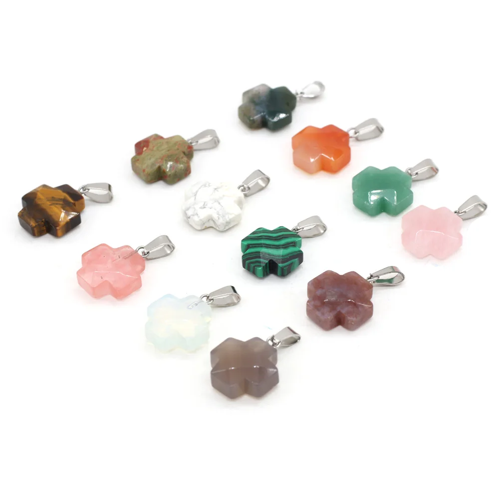 Подвеска из натурального полудрагоценного камня, поперечное сечение, используемое для изготовления ожерелий своими руками, в посылка вке, распродажа, 15x33 мм