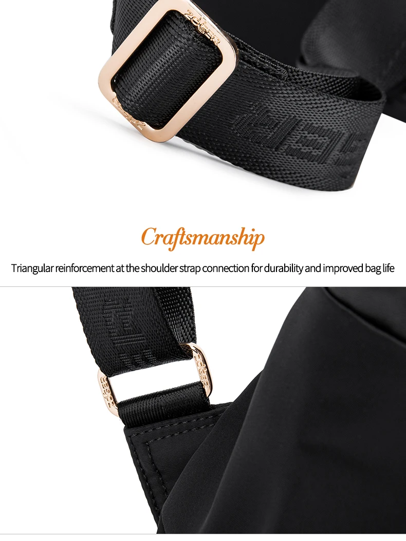Zoger backpack ladies Oxford cloth backpack casual Korean version of the simple travel canvas small fresh college wind bag tide