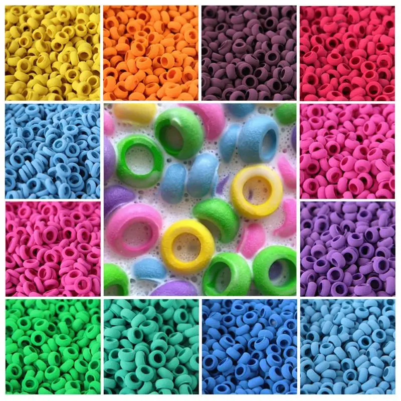 

90pcs Slime Sponge Rings Slime Charms Supplies For Butter Fluffy Cloud Slime Clear Slime Kit Stuff Decor
