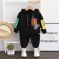 toddler boys hooded sweatshirt clothing set fashion baby boy casual set spring autumn boys girls clothes casual tracksuits