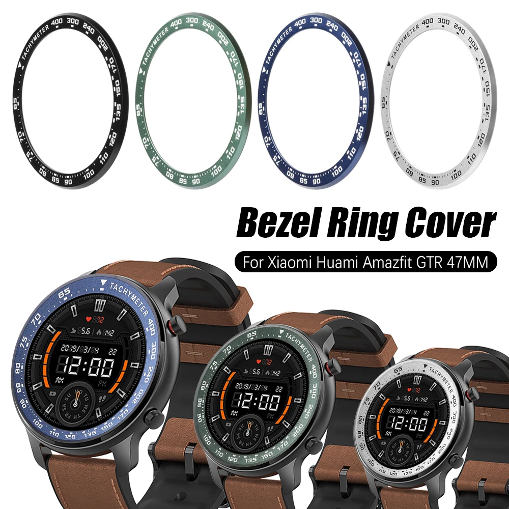 Чехол для Amazfit GTR 47 мм металлический чехол с внешним краем|Часы Чехлы| |