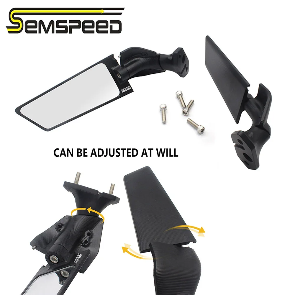 Модифицированные зеркала заднего вида для мотоцикла Регулируемые вращающиеся