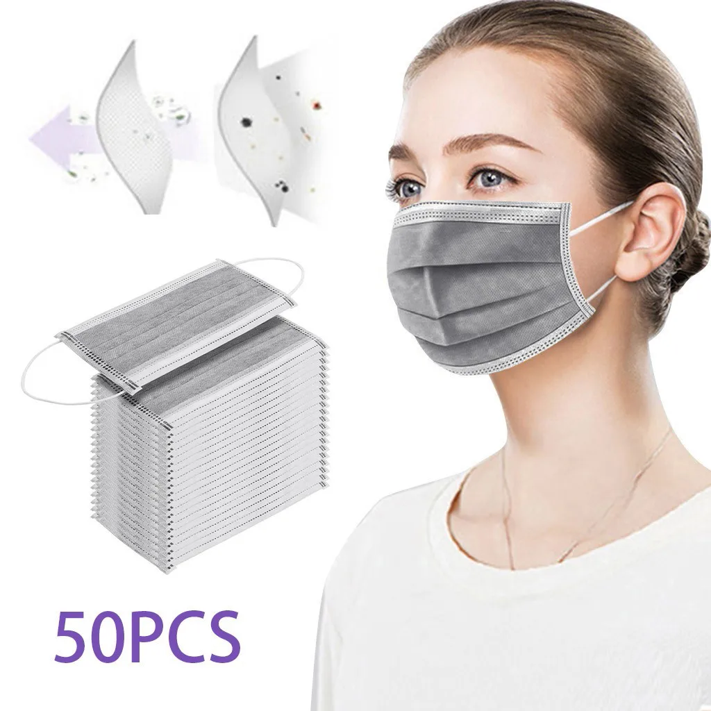 Быстрая доставка яркая 4-слойная серая черная маска маски со спинкой для лица