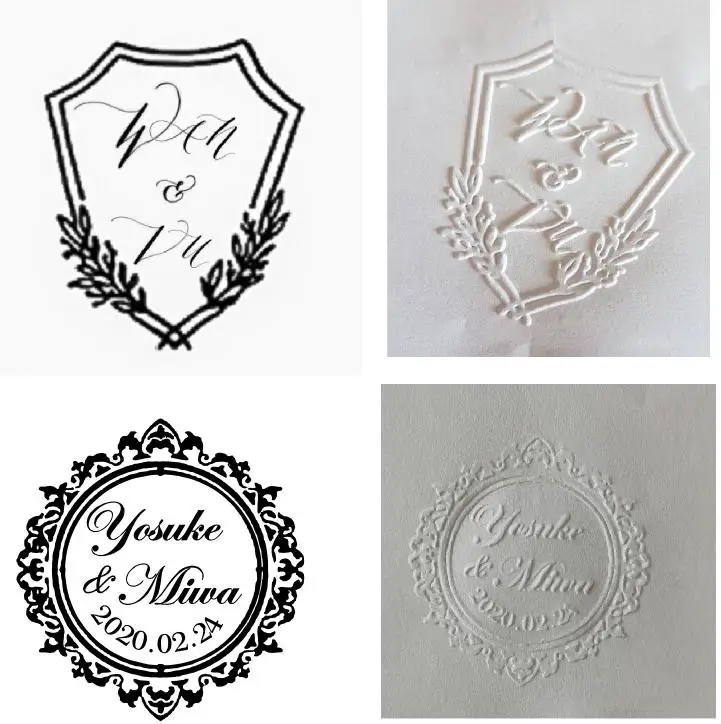 Создайте собственный штамп для тиснения/печать тиснения по индивидуальному