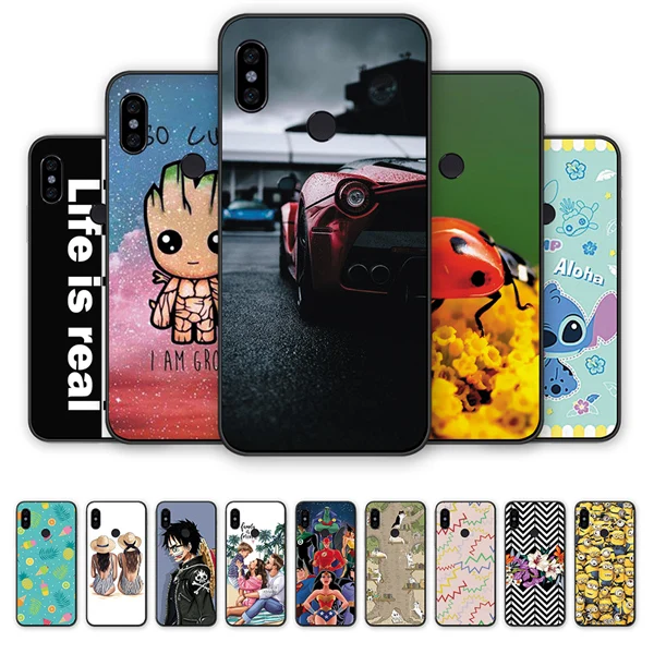 Ретро Мультфильм Силиконовый ТПУ чехол для телефона Redmi 6 Note5 7 Note7 милый животное