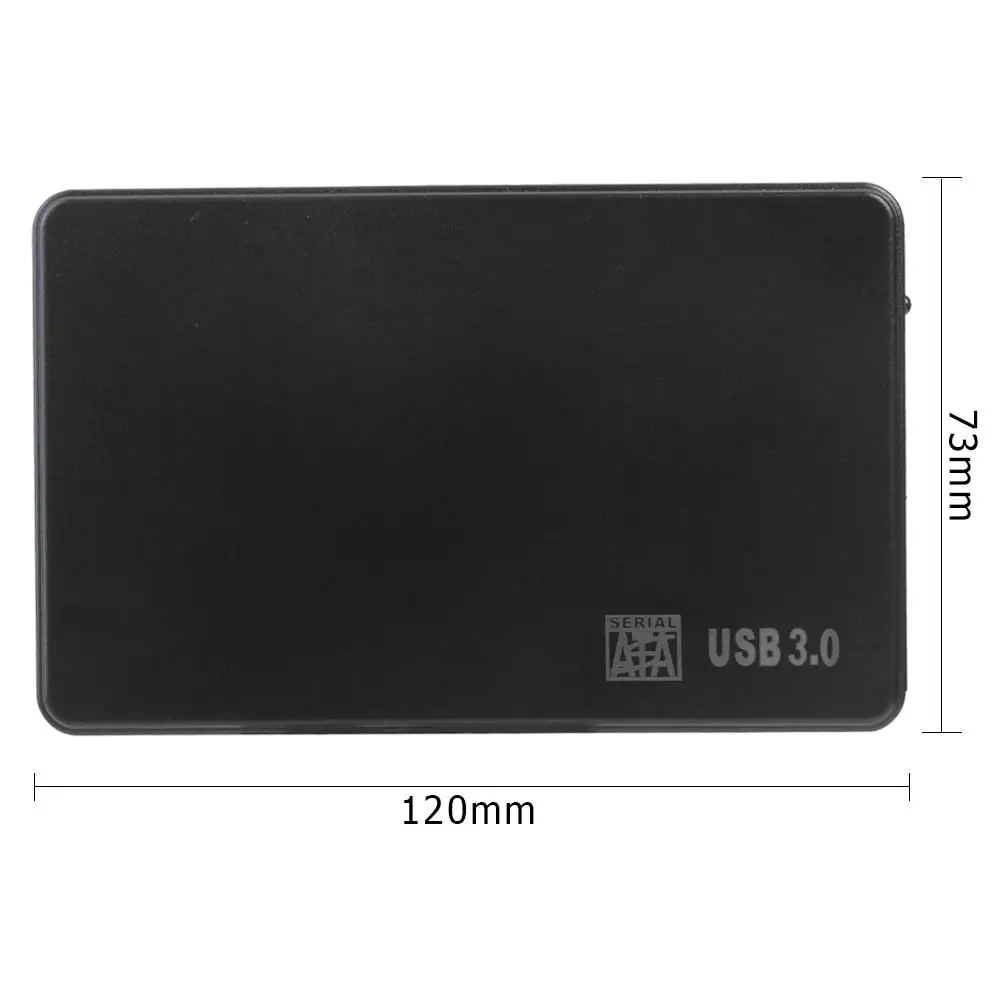 

2.5 inch USB3.0 Hard Drive Case ABS Matte Surface Treatment Process SATA HDD Case 5Gbps Portable Hard Disk Enclosure