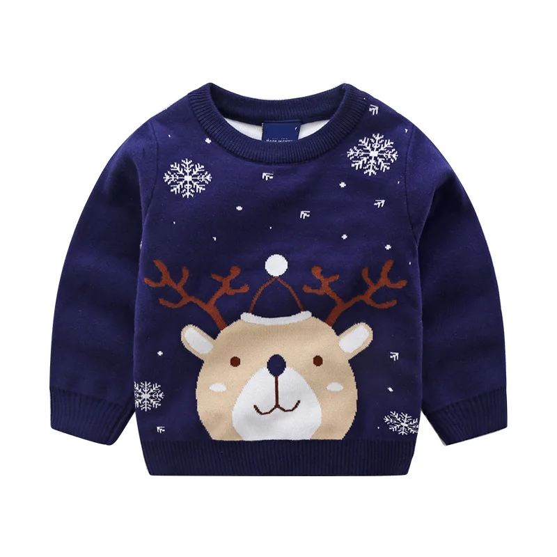 

Baby Boys Sweaters Newborn Christmas Sweater Knitted Baby Clothes Deer Girls Cardigan Toddler Boy Sweater Kids Knitwear Jumper