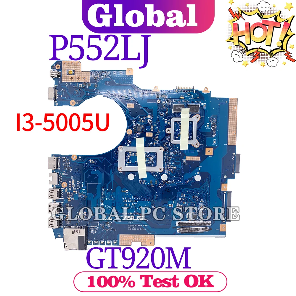 2021 P552L для ASUS P552LJ P552 PE552L PU552L P552LA_LJ P2520L P2520LJ материнская плата ноутбука оригинальная