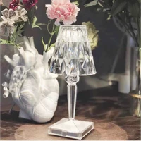 2021 new diamond table lamp desk chargeable led creativity light for ornaments indoor home bedside bedroom reading night light