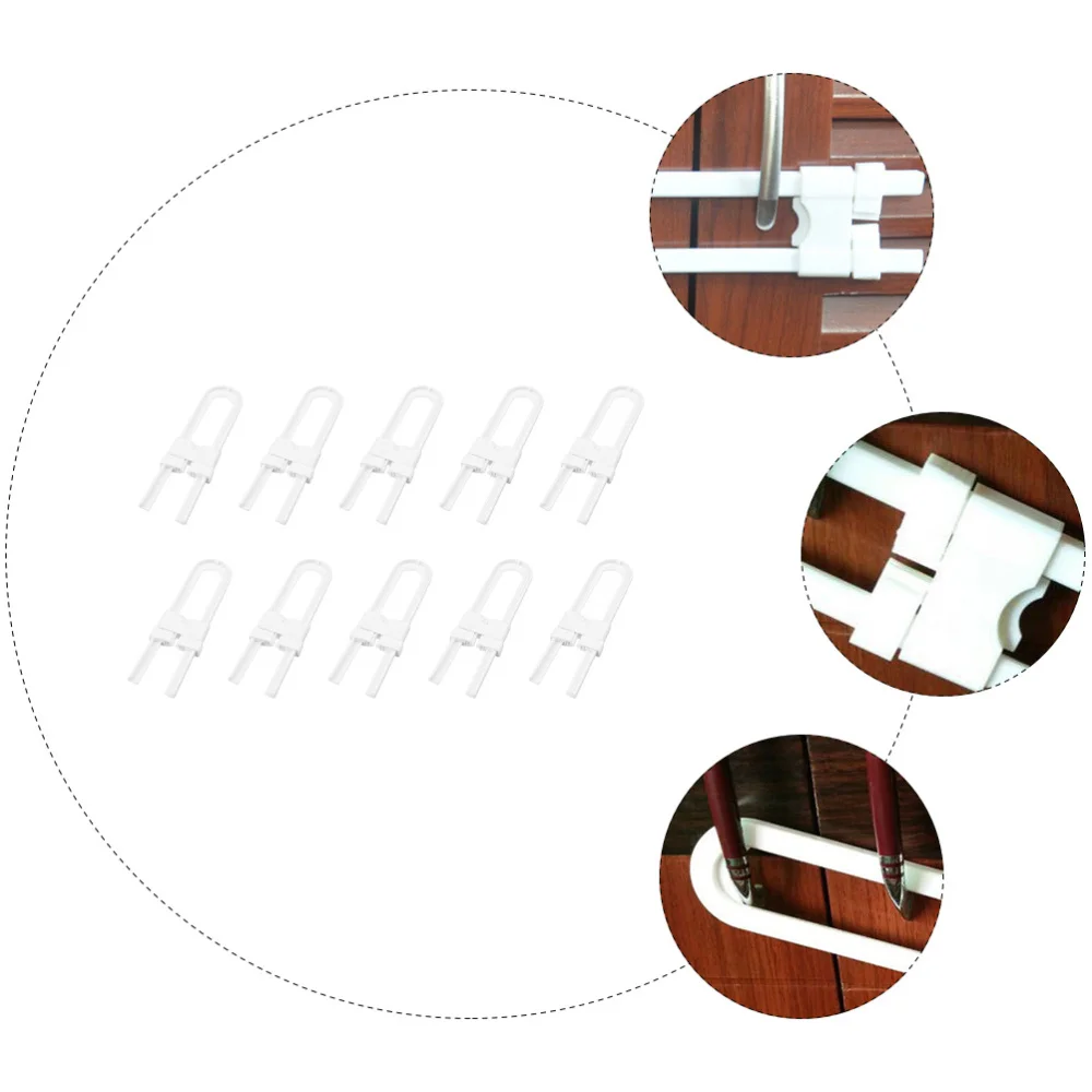 

10pcs Child Safety Cabinet Lock Practical U-shaped Childproof Cabinet Lock