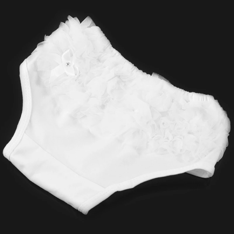 Белые шаровары с оборками для девочек-подгузники 3 упаковки | Мать и ребенок