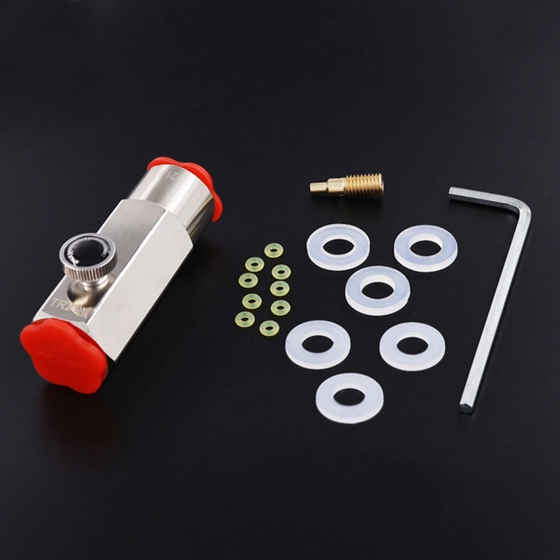 

SHGO HOT-Filling SodaStream Tank CO2 Refill Adapter Connector Kit for W21.8 Valve of CO2 Tank Brass