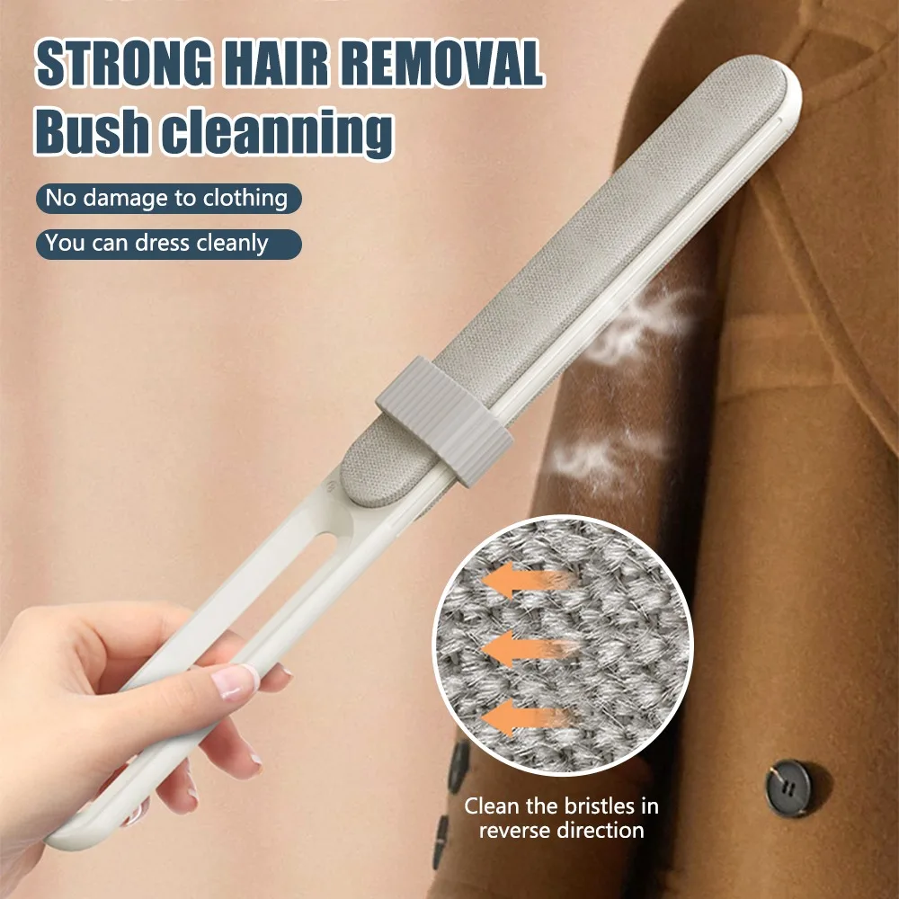 

Двусторонняя Электростатическая липкая щетка для удаления волос, щетка для удаления волос на одежде, пальто для удаления шерсти домашних ж...