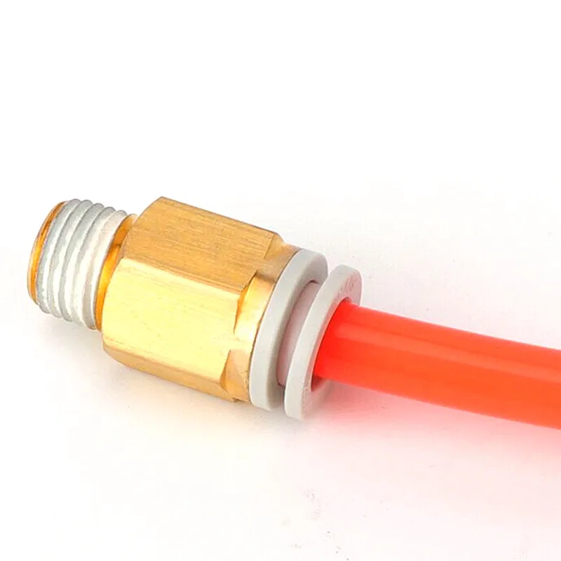 Прямое наружное соединение воздушной трубы с внешней резьбой быстрое KB2H/KQ2H 06 M5 01S